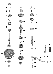 Tafel 19 Getriebe (Zahnrder und Wellen)