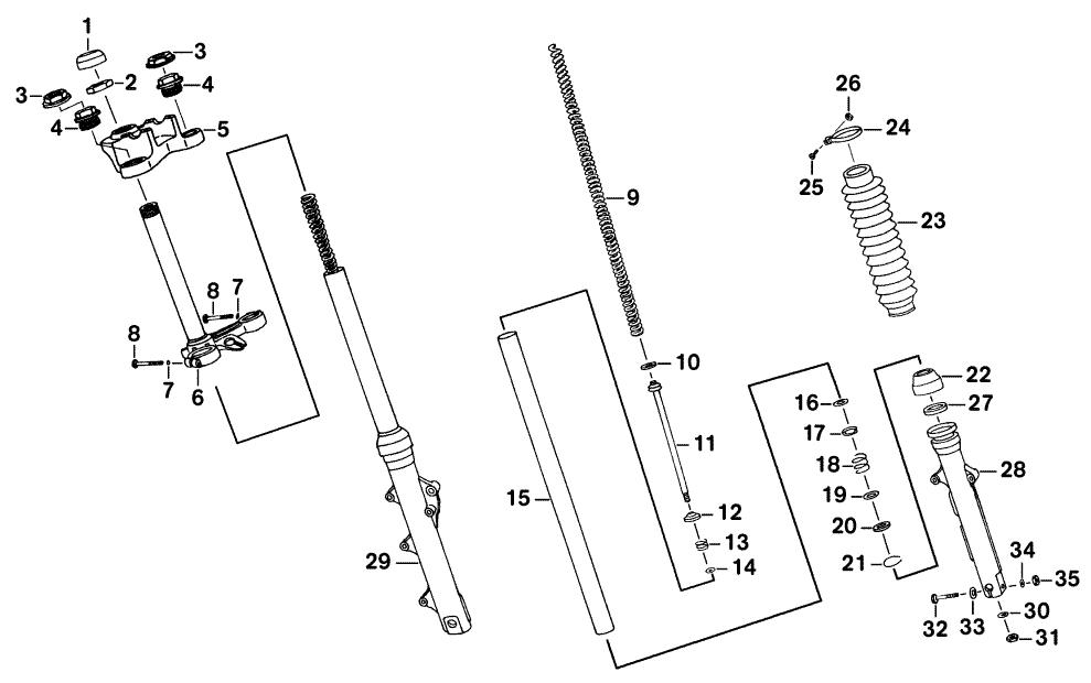 Ersatzteilkatalog Fahrgestell Telegabel Reparatursatz MZ ETZ 125/150