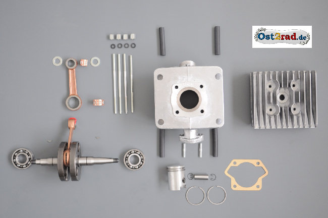 Ersatzteilkatalog Kurbelwelle Kolben Pleuel Zylinder Zylinderkopf Dichtsatz Lager Motor S51 KR51/2 SR50